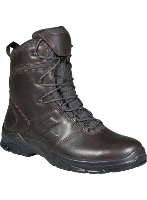 Buty taktyczne wysokie brązowe PRO HIGH BROWN OPC MILITARY - skórzane buty bojowe