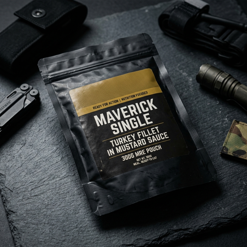 Danie gotowe w saszetce Maverick Filet z indyka w sosie musztardowym - obiad polowy 300g