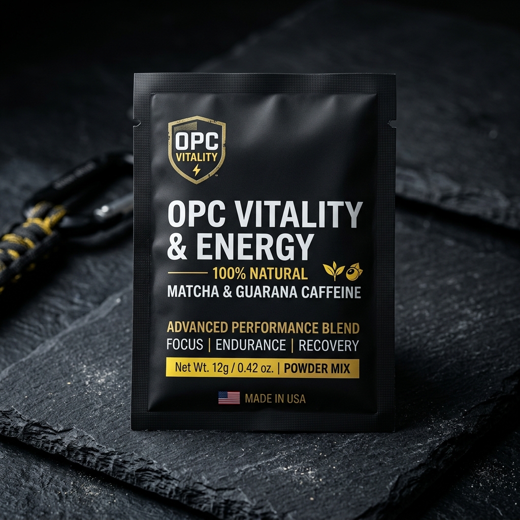Koncentrat energetyczny z kofeiną OPC Vitality and Energy - naturalny izotonik yuzu